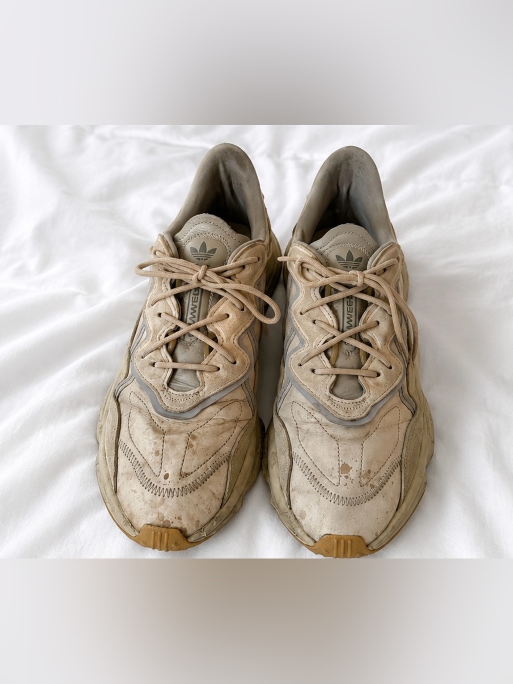 Adidas Ozweego Men's Beige/Tan Athletic Sneakers
